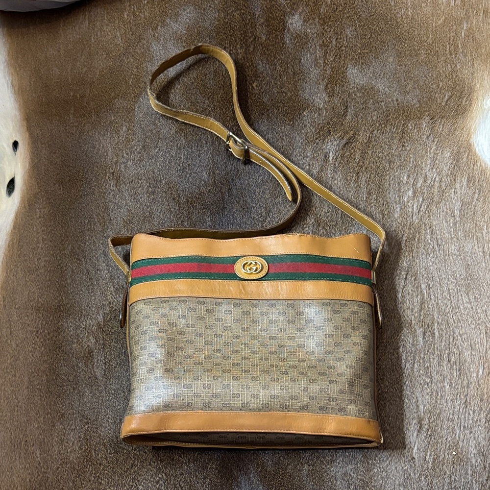 Vintage Gucci micro gg Crossbody Bag